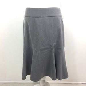 Copper Key Skirt Sz 9 Gray Pinstripe Mermaid